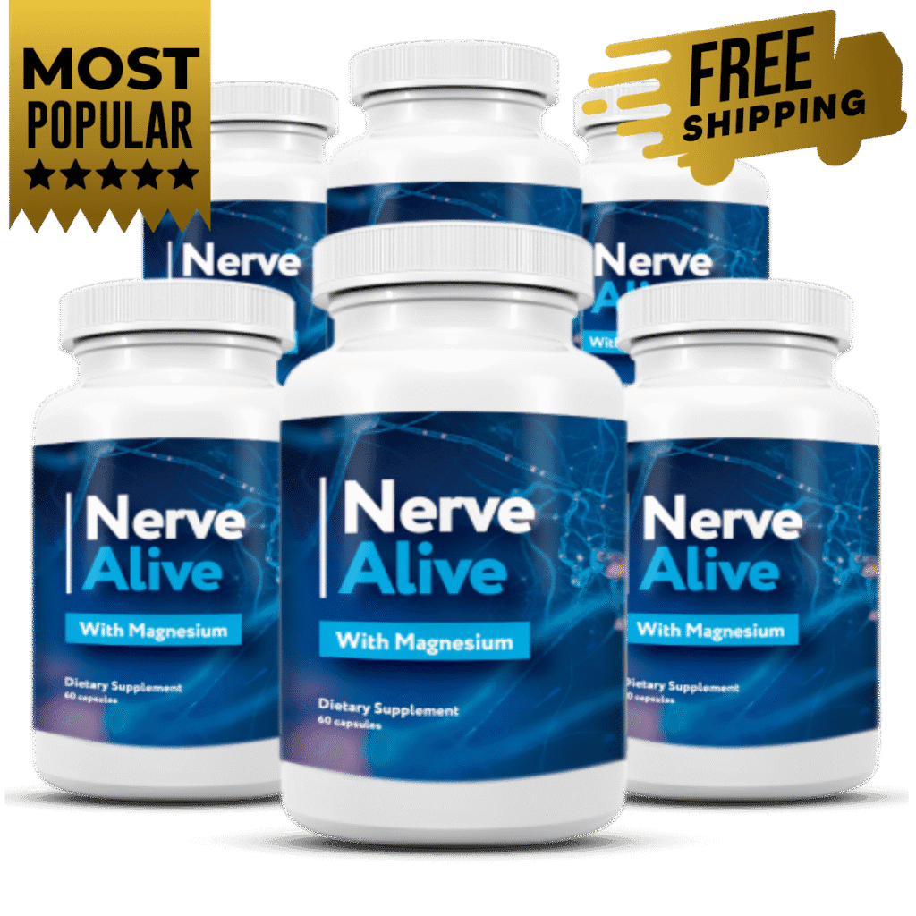 Nerve Alive 6 bottles — 180-day best value bundle with free shipping